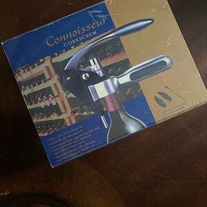 Corkscrew with Black and Silver Finish